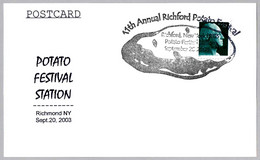 11th Annual RICHFORD POTATO FESTIVAL - PATATAS. Richmond NY 2003 - Agriculture