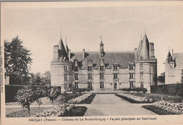 GENCAY. - Château De La Roche-Gençay - Façade Principale Au Sud-Ouest - Gencay