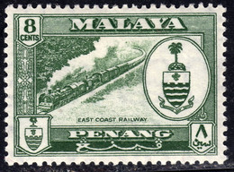 Penang 1957 8c SG59 - Mint - Penang