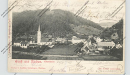A 8726 RACHAU, Dorfansicht  1903, Mittelknick - Judenburg