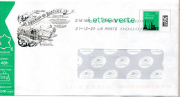 Entier Postal PAP Repiqué Privé Manche Sortosville En Beaumont LA MAISON DU BISCUIT Usine Moulin à Vent - Prêts-à-poster: Repiquages Privés