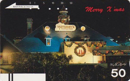 Télécarte Ancienne JAPON / 110-15523 A - NOEL - CHRISTMAS JAPAN Front Bar Free Phonecard  WEIHNACHTEN - Christmas