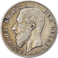 Monnaie, Belgique, Leopold II, 50 Centimes, 1886, TTB, Argent, KM:27 - 50 Cents