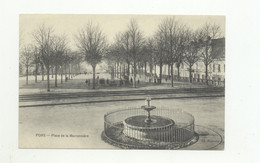 17/CPA A - Pons - Place De La Maronnière - Pons