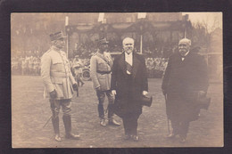 CPA Clemenceau Carte Photo Non Circulé Poincarré - Politieke En Militaire Mannen