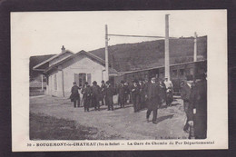 CPA [90] Territoire De Belfort > Rougemont-le-Château Gare Station Chemin De Fer Train - Rougemont-le-Château