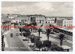 MANFREDONIA - PIAZZA G. MARCONI  F/GRANDE VIAGGIATA 1957 ANIMATA - Manfredonia