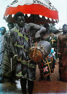 ► GHANA - Tambour  Joueur De Percussion (Drummer Drum Player) -  Années 1970s - Ghana - Gold Coast