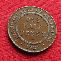 Australia 1/2 Half Penny 1928 Australie Australien  Wºº - Sonstige & Ohne Zuordnung