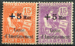 PORT SAÏD - Y&T  N° 86-87 (*) - Unused Stamps