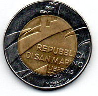 San Marin - 500 Lires 1990 R -  SUP - Saint-Marin
