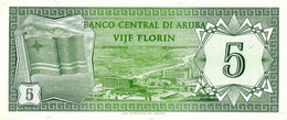 ARUBA 1986 5 Florin - P.01 Neuf UNC - Aruba (1986-...)