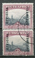 Union Of South Africa Official, Südafrika Dienst Mi# 8-9 Gestempelt/used - Dienstmarken