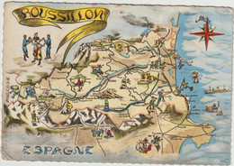 Roussillon- Carte Géographique-- ( E.1173) - Roussillon