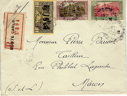 1926- Enveloppe RECC. De Monte-Carlo Affr. à 8 F  Pour Macon - Covers & Documents