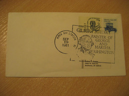 RIPEX 1981 Gilbert Stuart Painter Of George & Martha Washington Cancel Cover USA - George Washington