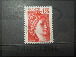 VEND BEAU TIMBRE DE FRANCE N° 1974 , TACHE DANS LE " 1 " !!! (a) - Used Stamps