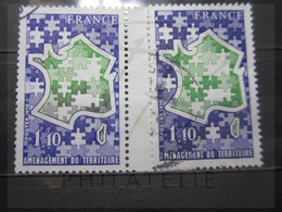 VEND BEAU TIMBRE DE FRANCE N° 1995 + BDF , VERT ABSENT DANS LE BAS DE LA FRANCE !!! - Oblitérés