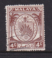 Negri Sembilan: 1949/55   Arms     SG45    4c     Used - Negri Sembilan