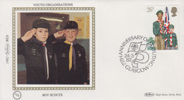 Enveloppe  FDC  1er  Jour    GRANDE  BRETAGNE     75éme  Anniversaire  Du  SCOUTISME   1982 - Autres & Non Classés