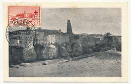 ALGERIE - 2 Cartes Maximum - Croix Rouge 1952 - M'ZAB Bou Noura Et El-NOUED - Ed OFALAC - Maximumkaarten