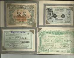 Lot De 4 Billets Chambres  De Commerces - 59 - Dunkerque - Lille - Valenciennes - 02 - Aisne -Guise  - Réf.48. - Non Classés