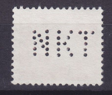 Denmark Perfin Perforé Lochung (N32) 'NKT' Nordisk Kabel- Og Traadfabriker, København Fr. IX. Stamp (2 Scans) - Variétés Et Curiosités