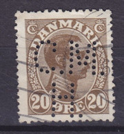 Denmark Perfin Perforé Lochung (C48) 'C.M.H.' C. M. Hess' Fabrikker, Vejle (2 Scans) - Abarten Und Kuriositäten