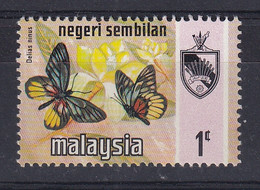 Negri Sembilan: 1971/78   Butterflies     SG91    1c      MNH - Negri Sembilan