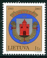 LITHUANIA 2004 Panevezys 500th Anniversary MNH / **.  Michel 828 - Lituanie