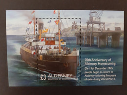 Alderney 2015 Return Retour Rückkehr Ship Michel No. Bl. 39 (546) MNH Mint Postfrisch Neuf ** - Alderney