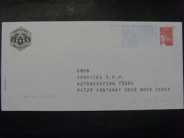 142- PAP Réponse Luquet RF Orphelinat Mutualiste De La Police Nationale (OMPN) 0204151 Obl - PAP: Ristampa/Luquet