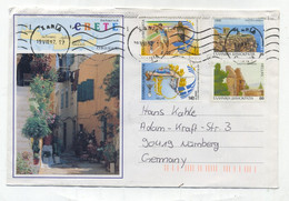 Greece CRETE XANIA COVER 1997 - Lettres & Documents