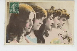 FEMMES - FRAU - LADY - SPECTACLE - ARTISTES 1900 - Jolie Carte Fantaisie Artistes Dont CLEO DE MERODE Et CAVALIERI - Vornamen