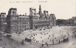 Paris Hôtel De Ville Belle Circulation Piétonne Et Automobile - Other & Unclassified