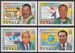Tuvalu 1998 Geschichte History Unabhängigkeit Independence Bildung Education Satelliten Satellites, Mi. 809-2 ** - Tuvalu