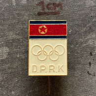 Badge Pin ZN009760 - National Olympics Committee NOC DPRK North Korea - Olympic Games