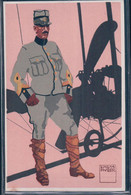 Guerre 14-18, Armée Suisse, Adjudant Aviateur, Illustrateur Emil Huber, Litho (132) - Oorlog 1914-18