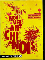 ► Carte   Défilé Nouvel An Chinois Dragon  Année Chine En France  Mairie De Paris 2004 - Halloween