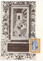 ITALIE - Carte Maximum - Francesco Petrarca, Poète - Arqua Petrarca - 12/8/1975 - Maximum Cards