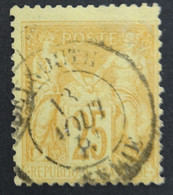 YT 92 Obl CàD BFE Beyrouth (Syrie) TB (cote 10 €) - 1849-1876: Classic Period