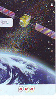 Télécarte Japon * ESPACE (922) * GLOBE * SATELLITE * TERRESTRE * MAPPEMONDE * Telefonkarte Phonecard JAPAN * - Spazio