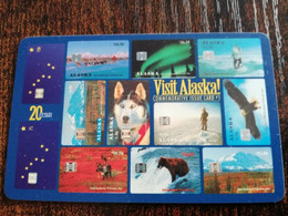 USA  ALASKA  CHIP  20 UNITS   COMPILATION OF PHONECARDS  VISIT ALASKA    **4324** - [2] Tarjetas Con Chip