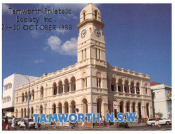 (BB 29) Australia - NSW - Tamworth Post Office (W17) Over-printed For Stamp Meeting - Poste & Facteurs