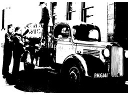 (BB 29) Australia - Serie 1 Nº7 - (B/W) Mail Delivery Van PMG - Circa 1950 - Poste & Facteurs