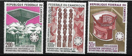 Cameroun Poste Aérienne N°103 à 105 Expo Uni. Montreal  Neufs* * B/TB  - 1967 – Montréal (Canada)