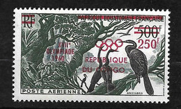 Congo Poste Aérienne  N°  1 Oiseaux Jeux Olympiques De Rome Neuf    * *  B/TB     - Ete 1960: Rome