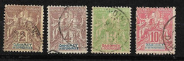 Dahomey   N° 7 à 9 Oblitérés   B/TB  Le N°2 Offert         - Used Stamps