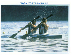 (BB 33) France - Aviron - Objectif Altanta 96 (Olympic Games) Signed By Patrick Lancereau - Rowing