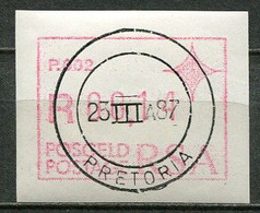 South Africa Südafrika Mi# ATM 3 Gestempelt/used CTO - P002-P026 Complete - Frama Labels